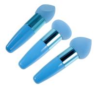 MAGICLULU 3pcs Beauty Sponge Makeup Pens Portable Pen Shape with Handle Comfortable Fashion Design Blue