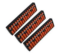 MAGICLULU 3pcs Chinese Style Abacus Arithmetic Frame Column Beads Educational Math Learning Tool for Adults Simulation Traditional Mental Calculator for Counting and Calculation Practice