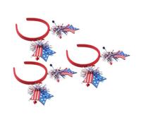 MAGICLULU 3Pcs Colorful Independence Day Hair Bands Creative Ball Party Headwear Fun Hair Accessories for Celebrations Events Comfortable Design for Unforgettable Moments