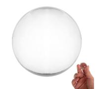 MAGICLULU 3pcs Crystal Ball Photography Prop Selenite Meditation Ball Juggling Glass Sphere Feng Shui Crystal Home Decor