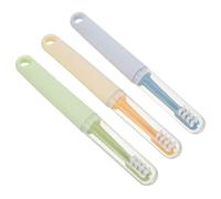 MAGICLULU 3pcs Dual Headed Pet Toothbrush for Dogs and Cats with Soft Bristles, Abs and TPR Material, Two in One Design for Reducing Bad Breath and Preventing Soft Tissue Injury, for Home