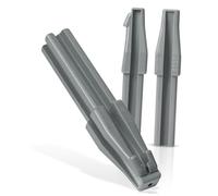 MAGICLULU 3pcs Duckbill Pencil Sharpener Aid Tool Plastic Eyebrow Makeup Pencil Sharpener with Stable Non-Slip Design for Precise Sharpening