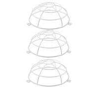 MAGICLULU 3pcs Fire Sprinkler Cover Protective Head Shell Stainless Steel Visual Warning Easy Maintenance White for Fire Systems