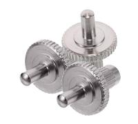 MAGICLULU 3pcs Guitar Bridge Posts Studs Electric Bass Mounting Replacement Screw Guitar Hardware Bridge Saddles Metal Screws Electric Accessories