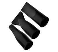 MAGICLULU 3Pcs Hair Dryer Nozzle for Pet Blow Dryer Reusable Abs Diffuser Attachments with Wide Round and Small Concentrator Tips Black Styling Tool for Smooth