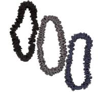 MAGICLULU 3pcs Hair Ropes Elastic Silk Hair Ties Ropes Stylish Simple Design Black Practical to Use for Ponytails