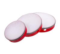 MAGICLULU 3pcs Hand Drum with Bells Handheld Tambourine Percussion Instruments for Adults Educational Music for Developing Coordination and Rhythm Skills Craftsmanship