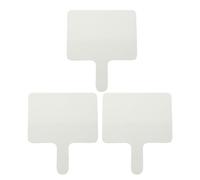 MAGICLULU 3pcs Handheld Paddles Dry Erase Boards - 9.6 X 8 Inch Auction Bidding Paddles Bulk Answer Numbers Voting Blank Dry Erase Boards Doubled Sided Handheld for Back to School Supplies