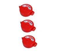 MAGICLULU 3pcs Industrial Gate Valve Lock Device for Water Faucets Safety Locking Disc with Easy Installation Compact Design Unauthorized Operation Prevention for Valve Security