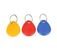 MAGICLULU 3pcs Keyfob Id Tokens for Door Access Control Red Key Tags for Security Lock Systems Compatible Id Access Devices Comfortable Texture