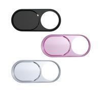 MAGICLULU 3pcs Metal Camera Lens Covers for Laptop and Phone with Aluminium Alloy Material, Camera Lens Protection and Anti-hacking Features, for Privacy and Security