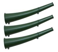 MAGICLULU 3pcs Military Green Signal Horn Ergonomic Safety Survival Horns for Outdoor Camping Hiking Boating Emergency Alarms and Sports Events