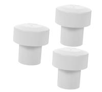 MAGICLULU 3pcs PVC Suction Valve Air Admittance Hose Drainage Exhaust Tube Adapter Part with Automatic Ventilation and Multifunctional Rain Cap for PVC Drain Systems
