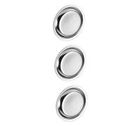 MAGICLULU 3pcs Tea Bag Coaster Mat Metal Organiser Saucer for Tea Bags Elegant Table Accessory