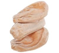 MAGICLULU 3pcs Thickened Velvet Piano Pedal Cover Set, Universal Upright Piano Foot Pedal Dust Protector, Beige Fabric Sleeve for Keyboard Accessories
