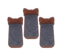 MAGICLULU 3pcs Wood Wall Mounted Cat Shelf with Anti-slip Mat Modular Wooden Cat Climbing Shelves Flexible Installation for Pet Room or Balcony