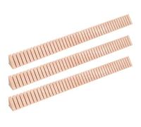MAGICLULU 3pcs Wooden Guitar Binding Strips Purfling Edging for Acoustic and Classical Guitars 420x25x25mm Natural Auguman Wood Decorative Purfling Strip