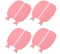 MAGICLULU 4 Pairs Fish-Shaped Silicone Lash Lift Pads Eyelash Perming Tool Soft Reusable Eyelid Guards for Beginners Travel-Friendly Candy Color Makeup Accessories
