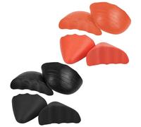 MAGICLULU 4 Pairs Reusable Shoe Toe Filler Sneakers Toe Inserts Pu Foam Simple Design Comfort for Shoes Too Big Men Women