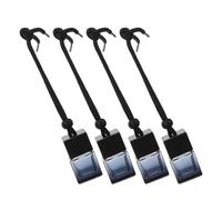 MAGICLULU 4 Pieces 8ml Car Air Freshener Diffuser Bottles Black Gradient Glass Hanging Car Scent Diffuser Refillable Essential Oil Aromatherapy for Vehicle Interior