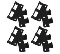 MAGICLULU 4 Pieces Small Iron Flight Case Hinges Lift Off Metal Hinges Removable Cabinet Door for Wooden Craft Boxes and Multi-Functional Suitcases