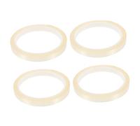 MAGICLULU 4 Rolls Heat Resistant Tape for Sublimation High Temperature Adhesive Vinyl Press Tape No Residue Firm Adhesion for Electronics Crafting Baking