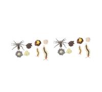 MAGICLULU 4 Sets Tarantula Growth Cycle Models Educational for Realistic Cognitive Animal Figurines Lightweight for Natural Science Learning Arouse Imagination Curiosity