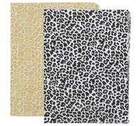 MAGICLULU 40 Sheets Creative Wrapping Tissue Paper for Packing Clothes and Shoes, High-Strength Easy to Cut Paper Sheets Rose and Leopard Print, for Gift Wrapping and Decoupage, 20 Sheets