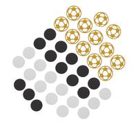 MAGICLULU 400PCS Soccer Table Confetti for Birthday Celebrations and Sports Themed Events Football Party Supplies in Gold and Black Easy Cleanup Decorative Confetti for Immersive Football