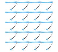 MAGICLULU 40pcs Plastic Perm Rods Hair Curling Roller Set with Covered Elastic Bands and End Caps for Short and Midlength Hair, Secure Hold and Texture Creation, for Daily Curling and Home