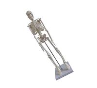 MAGICLULU 45cm Human Skeleton Model for Medical Teaching and Yoga PVC Anatomical Skeleton Model Movable Arms Display for Anatomy and Art