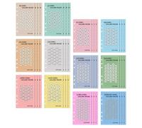 MAGICLULU 48pcs Binder Cash Bag Savings Challenge Binder Envelopes A6 Size 6-Hole Design Easy Carrying and Storage Promote Sustainability Euro Money Saving