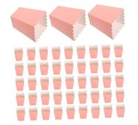MAGICLULU 48pcs Pink Foldable Popcorn Boxes Snack Containers for Party Reusable Food to Go Buckets Vintage Style French Fry Bags for Carnival and Movie Night Celebration
