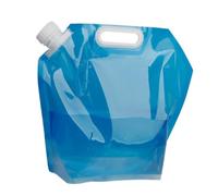 MAGICLULU 4pcs 5l Portable Outdoor Water Bags Foldable Drinking Water Containers Pe Material Space-saving Reusable Carriers for Camping Travel and Barbecues
