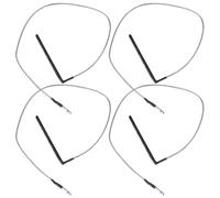 MAGICLULU 4pcs Acoustic Guitar Pickups for Banjo and Classical Guitar, Metal Material with Tool-free Setup, Faithful Tone Reproduction, Silver Acoustic Pickup for Musical Instruments