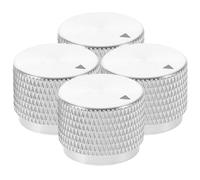 MAGICLULU 4pcs Aluminum Alloy Potentiometer Knobs for Electric Guitar and Sound System, 20x15.5mm Rotary Control Knobs with 4mm Inner Hole, Optimizing User Interface and Enhanced Operation
