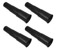 MAGICLULU 4pcs Black Plastic Protection Covers for Chair Gas Lift Cylinder with Threesection Design, Extends Lifespan and Versatile Use, Dust Covers for Office Chair Accessories
