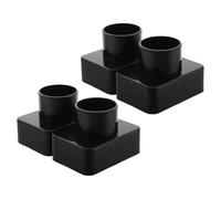 MAGICLULU 4pcs Car Air Conditioning Vent Clip Adapter Set Air Duct Hose Connector for Automotive Interior Replacement