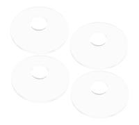 MAGICLULU 4pcs Car Rain Sensor Silicone Pad for Automotive Wiper Sensor Mount, Liquid Silicone Gel Sheet round Hole Design, High Transparency Adhesive Film for Outdoor Environments