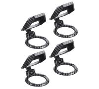 MAGICLULU 4pcs Carbon Fiber Push Start Button Covers Car Interior Ignition Pushbutton Protector Trim Anti-touch Dashboard Start Stop Switch Caps for Vehicle