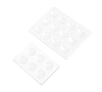 MAGICLULU 4pcs Ceramic Porcelain Reaction Boards Spot Plates for Chemistry Lab and Classroom Use High-temperature Resistant Drip Plates for Chemical Experiments