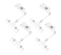MAGICLULU 4pcs Commodity Price Clips Advertising Clamp Abs Lightweight Sturdy Price Tag Holder for Retail Stores Weddings Suitable for Number Cards Menu