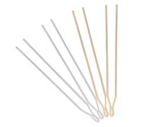 MAGICLULU 4pcs Copper Hairpin Materials for DIY Hair Sticks Retro Style Embellish Decoration Tools with Simple Shape Design Practical Hair Chopsticks
