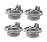 MAGICLULU 4pcs Dishwasher Wheels Lower Rack Roller for Dish Rack Dishwasher Parts Accessories Compatible and Fixing