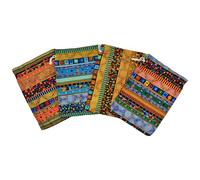 MAGICLULU 4pcs Drawstring Ethnic Style Bag Creative Candy Pouch Cotton Material Lightweight Compact Design Easy to Use for Party Wrapping Color