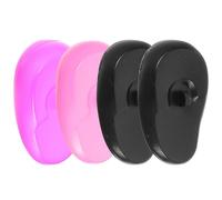 MAGICLULU 4pcs Ear Caps for Hair Dye Reusable Ear Protection Covers Silicone Easy to Wear Practical Professional Design for Men Women Home Use Hairdressing Salon