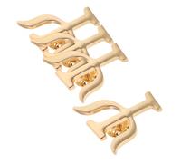 MAGICLULU 4pcs Elegant Heart Brooch Pins for Psychologists Decorative Alloy Pins for Coats Sweaters and Bags Versatile Use for Travel and School Stylish and Simple for Women