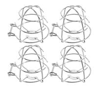 MAGICLULU 4pcs Fire Sprinkler Protection Cover Metal Cage with Easy Installation and High Temperature Resistance for Side Wall and Pendent Sprinklers, Suitable for Residential Spaces