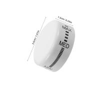 MAGICLULU 4pcs Fridge Replacement Part: Plastic Temperature Control Knob - Refrigerator Thermostat Controller Switch Button Grip Cap for Precise Adjustment