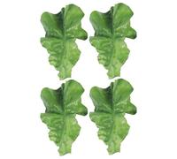 MAGICLULU 4pcs Green Leaf-shaped Bangs Hairpin Vegetable Hair Clips Resin Iron Material Safe for Scalp Securely Holds Bangs Unique Playful Design for Women Multi Scenario Styling